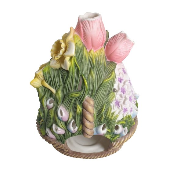 PartyLite Tea Light Candle Floral Easter Spring Display Collection Flowers - Picture 5 of 8